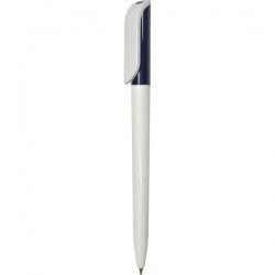 PR307-1 Ручка с поворотным механизмом бело-синяя 2