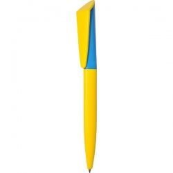 F01-Camellia Ручка с поворотным механизмом желто-голубая