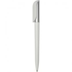 PR307-1-с Ручка с поворотным механизмом бело-серебристая