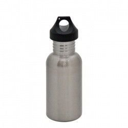 Спортивная бутылка под воду, серебряного цвета для сублимации (d=7.2 см, h=21.0 см, s=600 ml, m=350 г)