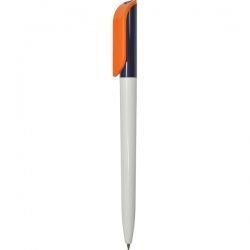 PR307-1 Ручка с поворотным механизмом бело-синяя 4