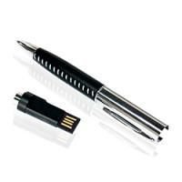 RU048 флешка металлическая в форме ручки 4GB