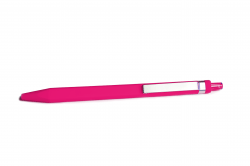 2101/07 Ручка матовая с металлическим клипом розовая RADICAL