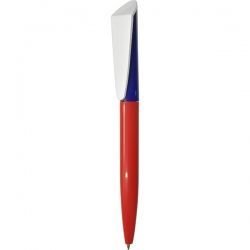 F01-Camellia Ручка с поворотным механизмом красно-синяя